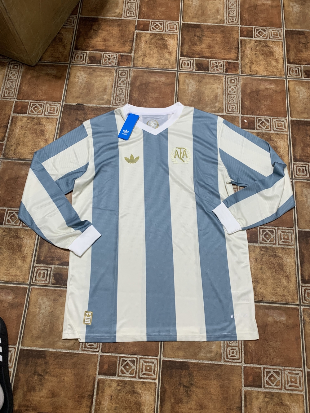adidas Originals Argentina Long Sleeve Anniversary Jersey Size M